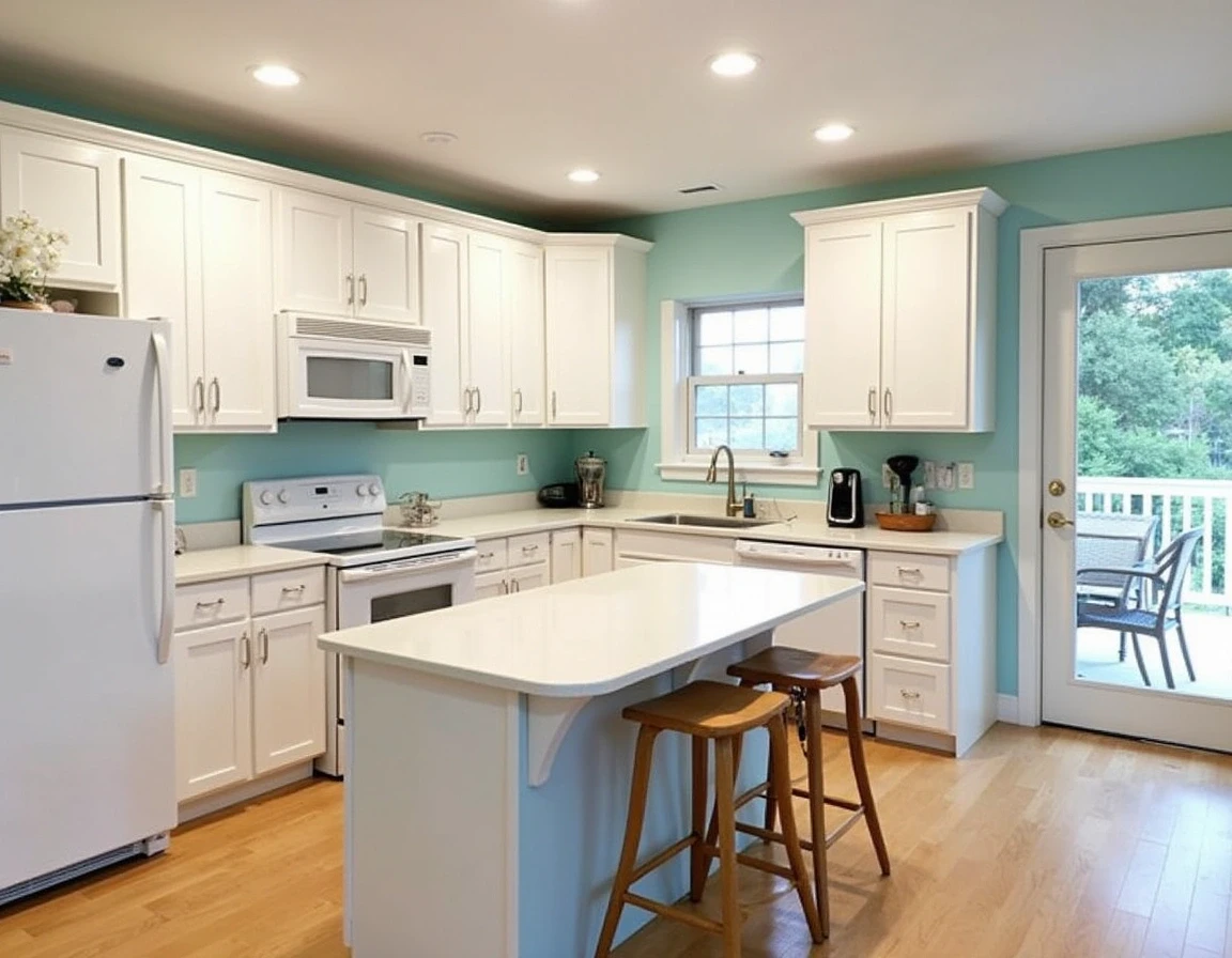 Kitchen after cleaning